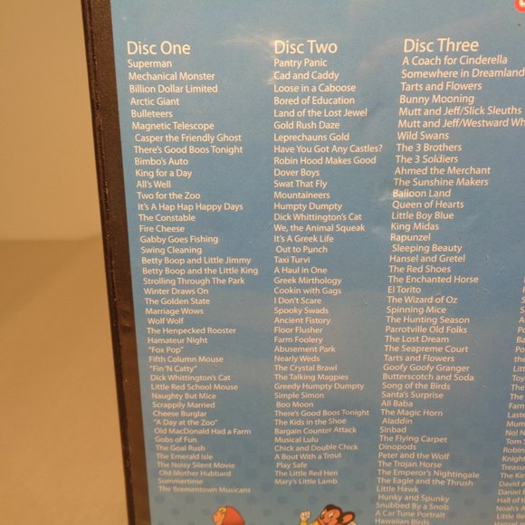 180 CARTOONS New DVD 4 Disc Set Over 21 Hours of Animated Entertainment - Picture 4 of 9